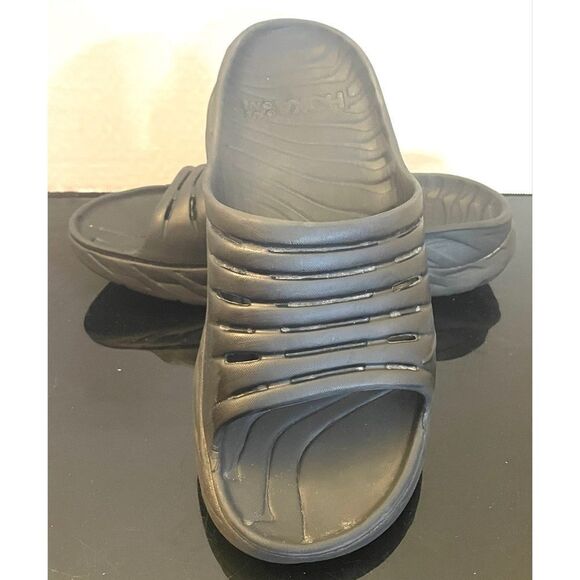 Hoka One One Black Ora Recovery Slides  Size 10 - Picture 5 of 10
